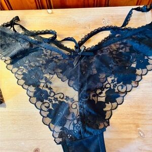 SHEIN Black Lace Panties